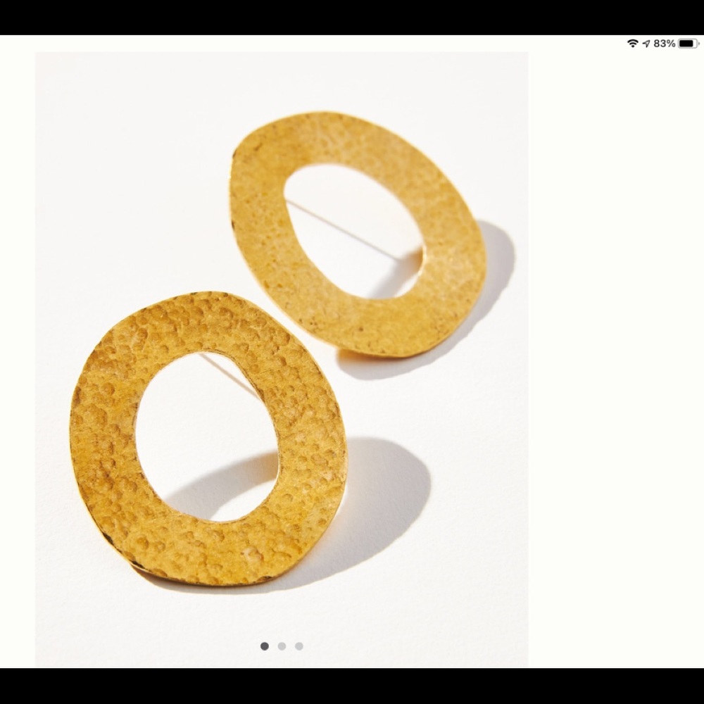 Anthropologie NWT hoops